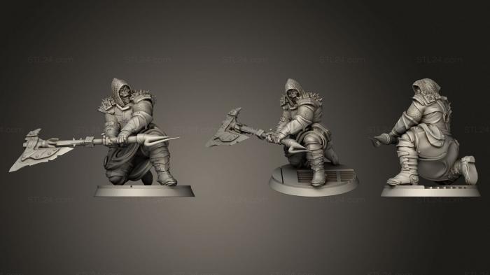 Figurines heroes, monsters and demons (BILE, STKM_1845) 3D models for cnc